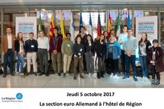 Galerie photo La section euro allemand à l'hôtel de région